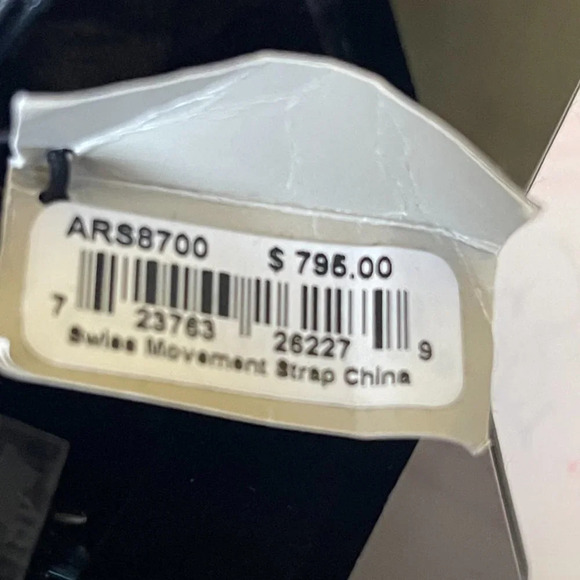 NIB MEN'S EMPORIO ARMANI SWISS CHORNOGRAPH ARS8700 - Picture 8 of 8